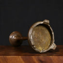 Antique bronze crane incense burner living room decor piece