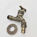 Antique bronze dragon tap bibcock outdoor garden faucet