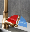 Antique Bronze Kitchen Faucet Pull Out