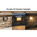 Antique Bronze LED Step Light Fixture | Brass Construction | Low Voltage