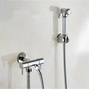 Antique engraved brass bidet shattaf for bathroom hygienic washing