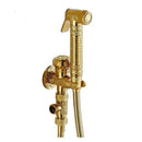 Antique engraved brass bidet shattaf for bathroom hygienic washing