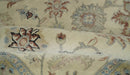 Antique Fine 8x10 Hand Knotted Ivory and Beige Traditional Vintage Persian Wool Rug | TRDCP717