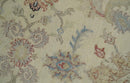Antique Fine 8x10 Hand Knotted Ivory and Beige Traditional Vintage Persian Wool Rug | TRDCP717