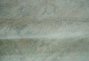 Antique Finish Silver, Gray and Charcoal Hand Knotted Oriental Oushak 8x10 wool Area Rug