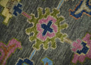 Gray and Pink 5x8, 6x9, 8x10, 9x12, 10x14 and 12x15 Wool Traditional Persian Silver Hand knotted Oushak Area Rug