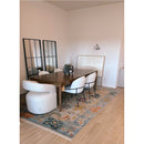 Antique Hand Knotted Gray, Beige and Blue Traditional Oushak Vintage Style Multi Size Wool area Rug
