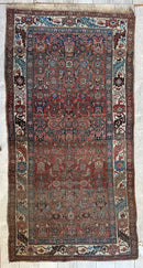 Antique Late 19th Century Persian Kurdish Gholtogh Rug 4 x 7
