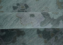 Antique look Bluish Gray Hand knotted Traditional Oushak Multi Size wool area Rug