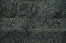 Antique look Gray, Taupe and Gray 8x10 Traditional Design wool Rug