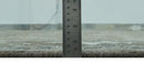 Antique look Grayish-Green and Ivory Hand Knotted Traditional Heriz Custom Made wool Area Rug