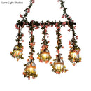 Antique Metal Island Chandelier 5 Heads