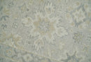 Antique Persian 2x3 Beige and Gray Hand Knotted Wool Area Rug