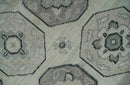 Custom Made Hand Knotted Turkish Beige and Gray Area Wool Rug
