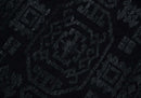 Antique Style Black and Silver 8.4x9.8 hand knotted Traditional wool Area rug