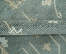 Antique Style Tree of life Gray, Beige and Silver Traditional Hand Knotted Custom Made wool Area Rug