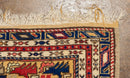 Vintage Turkish Wool Prayer Rug 4x6