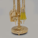 Antique Unlacquered Brass Fireplace Tool