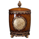 DecorBites™ Living Room Covered Trash Can, American Style Waste Bin with Lid