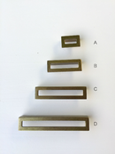 Linea Aged Brass Drawer Pulls