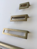 Linea Aged Brass Drawer Pulls