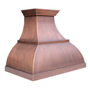 Akicon Custom Handmade Copper Range Hood for Farmhouse Style Kitchens