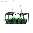 Antiqued Metal Island Lamp Hanging
