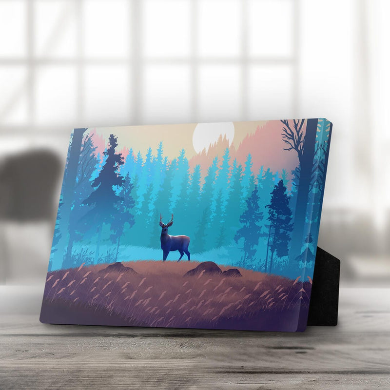 Antlers in the Forest Desktop Canvas