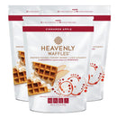 Cinnamon Apple Waffle Mix | Pack of 3 | 13.5 oz | Heavenly Waffles