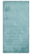 2x4 Modern Geometrical Hand Made Blue Art silk Area Rug