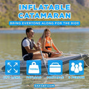 Aqua Marina Aircat 11FT 5-Person High-Speed Inflatable Catamaran With DWF Air Deck [BT-AC335] (SAK10650)