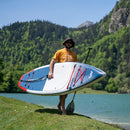 Aqua Marina Hyper 12FT Navy Touring SUP With Hydrodynamic Rail Edges & Adjustable Bungee [BT-23HY02] (SAK23285)