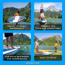 Aqua Marina Hyper 12FT Navy Touring SUP With Hydrodynamic Rail Edges & Adjustable Bungee [BT-23HY02] (SAK23285)