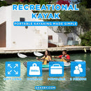 Aqua Marina Laxo 320 2-Person 10FT Recreational Kayak With High-Back Seat And Adjustable Cargo Bungee [LA-320] (SAK01396)