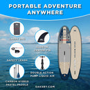 Aqua Marina Magma 11FT All-Around Inflatable SUP With Carbon Hybrid Paddle [BT-23MAP] (SAK35791)