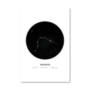 Aquarius Traits Canvas