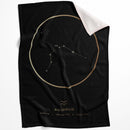 Aquarius Traits Gold Blanket