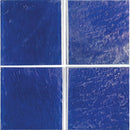 aquatica cobalt elegant glass series 6x6 glass pool tile TRMELEGCOBALT66 4 tiles top view