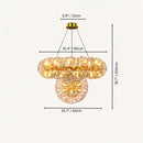 Arabella Crystal Tiered Chandelier