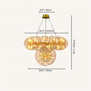 Arabella Crystal Tiered Chandelier