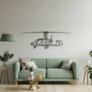Argon GTL Metal Aircraft Wall Art - NCP0460