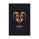 Aries - Gold Canvas