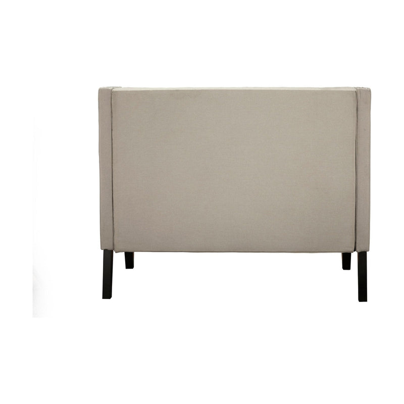 Aristocrat Upholstered Bench, Beige/Grey