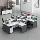 Averon · L-Shaped Cubicle Workstation