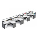 Averon · L-Shaped Cubicle Workstation