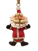 Dangly Santa With Arms Out Ornament | Pack of 3 | Bert Anderson Collection