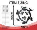 Metal World Safari Sign | Metal Zoo Animals Wall Art | Indoor Outdoor | Up to 46" | Over 20 Color Options