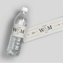 Arrow Initials Water Bottle Labels