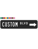 Arrow Street Sign Metal Sign