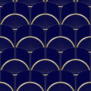 Art Deco Abstract Palms Wallpaper
